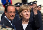 François Hollande francia és Angela Merkel német államfő. Nem megy a tandem Fotó: MTI/EPA