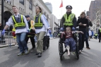 Robbantás a bostoni maratonon Fotó: MTI/AP/The Boston Globe/David L