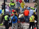 Robbantás a bostoni maratonon Fotó: MTI/AP/The Boston Globe/David L Ryan