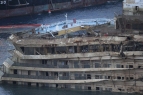 Costa Concordia Fotó: MTI/EPA/Claudio Giovannini