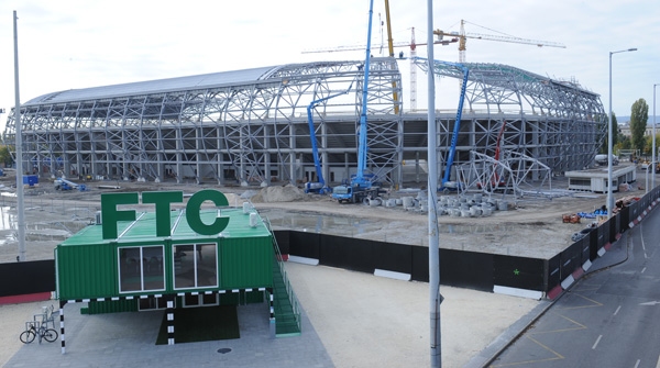 A Ferencváros épülő stadionja. Kiemelt fejlesztések