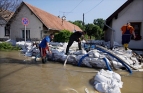 Dunabogdány, 2013. június. Még a Stuttgarthoz közeli testvérvárosokból is jöttek segítők Fotó: KŐHALMI PÉTER, EUROPRESS/AFP