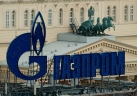 Gazprom-hirdetés Moszkvában. Kénytelen volt meghátrálni az óriásvállalat Fotó: PUZZLEPIX/ALAMY–RIA NOVOSTI