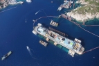 Costa Concordia Fotó: MTI/EPA/Polgári védelem sajtóiroda